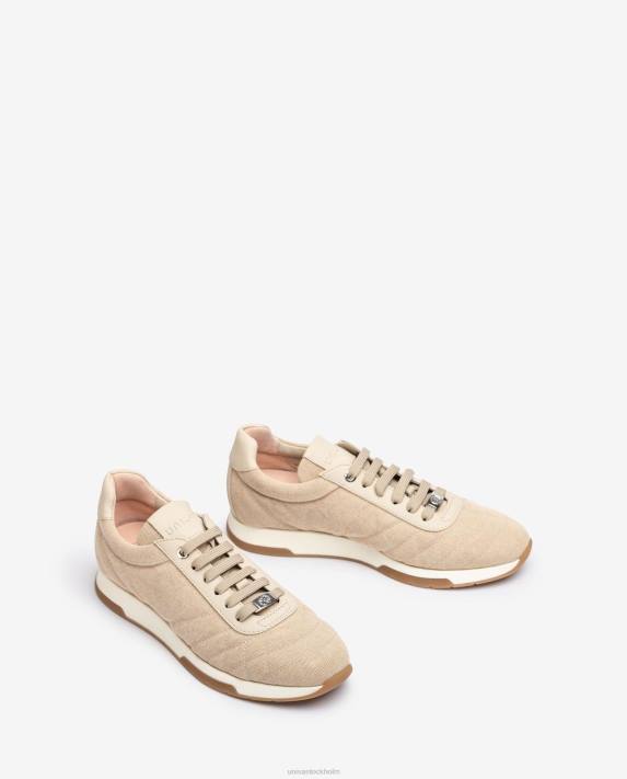 Unisa kvinnor graciös sneaker med quiltad effekt 06DT674