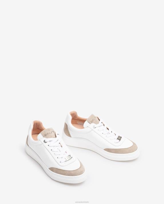 Unisa kvinnor graciös sneakers med kontrasterande tå och häl 06DT678