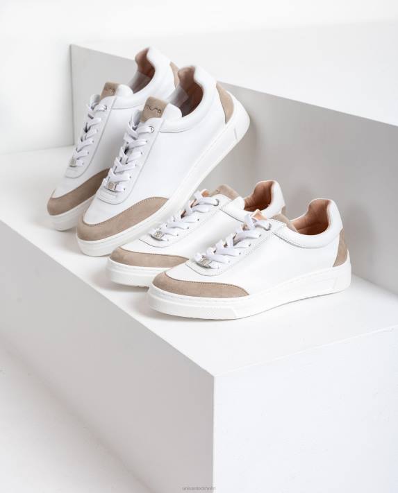 Unisa kvinnor graciös sneakers med kontrasterande tå och häl 06DT678