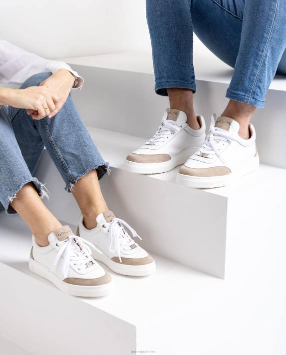 Unisa kvinnor graciös sneakers med kontrasterande tå och häl 06DT678