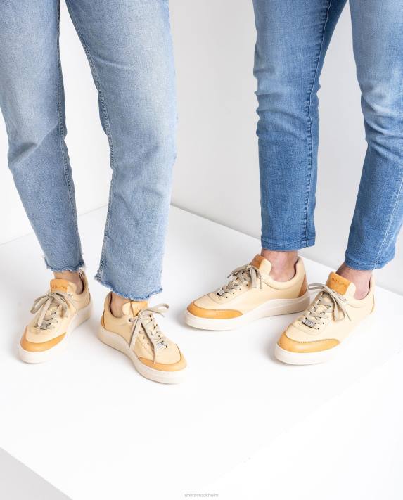 Unisa kvinnor graciös sneakers med kontrasterande tå och häl 06DT680