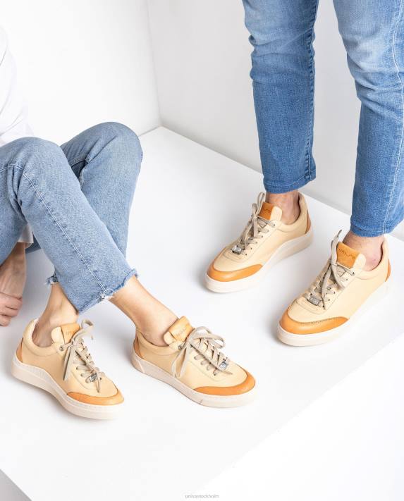 Unisa kvinnor graciös sneakers med kontrasterande tå och häl 06DT680