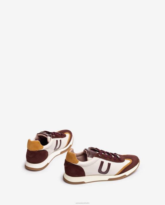 Unisa kvinnor röd kontrasterande supermjuk sportsko 06DT1293