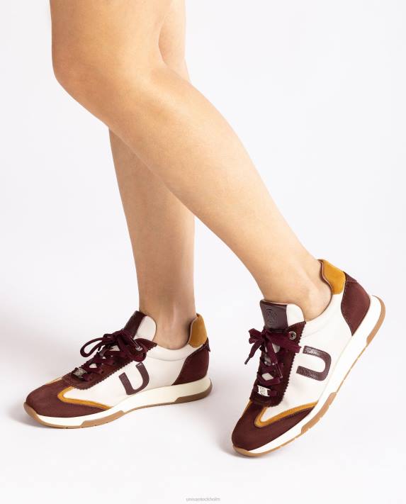 Unisa kvinnor röd kontrasterande supermjuk sportsko 06DT1293