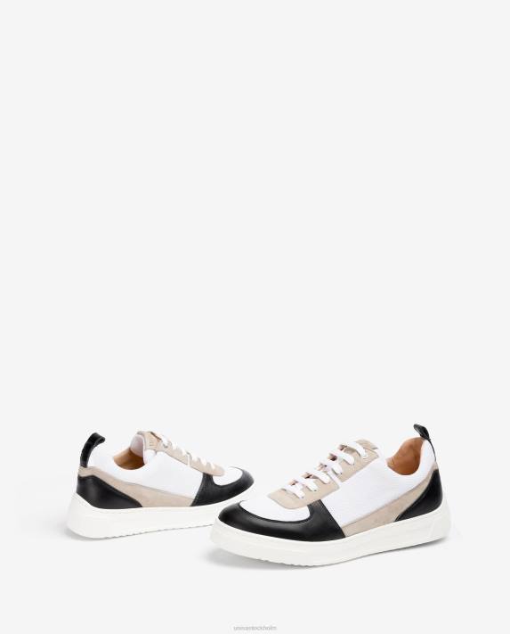 Unisa unisex- graciös sportsko i tyg och läder 06DT661