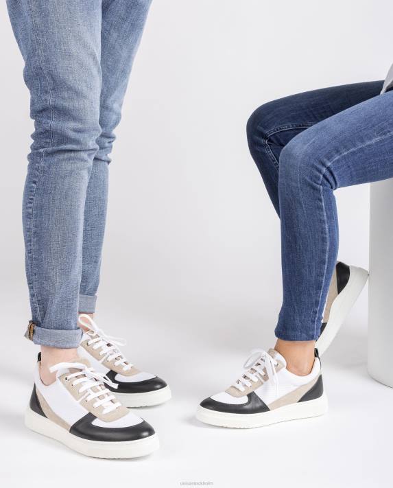 Unisa unisex- graciös sportsko i tyg och läder 06DT661