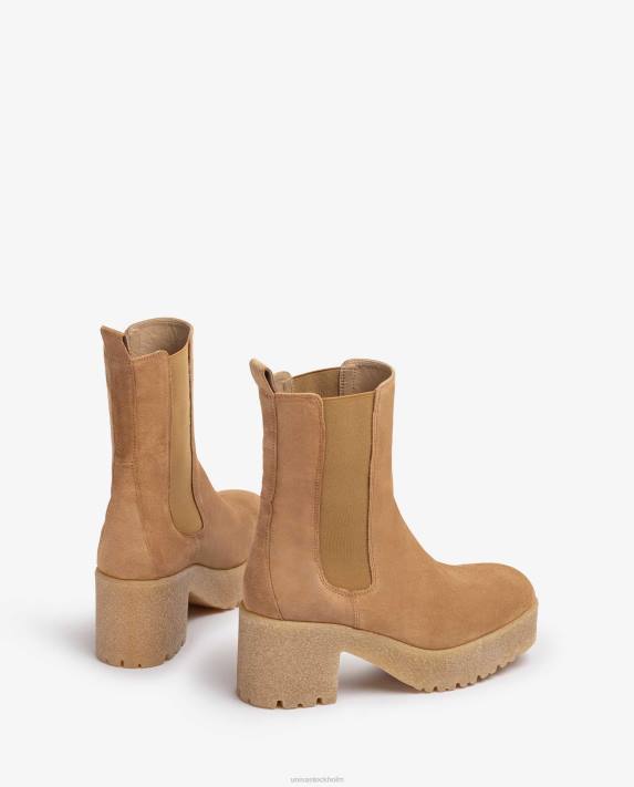 Unisa barn graciös stövlar i mocka i chelsea-stil 06DT954