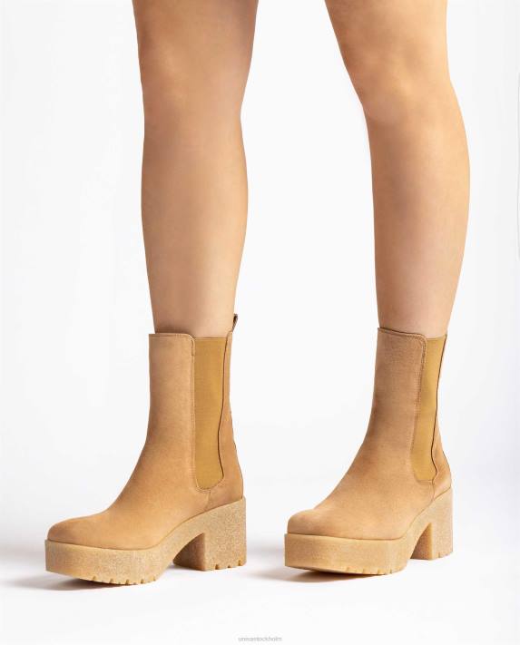 Unisa barn graciös stövlar i mocka i chelsea-stil 06DT954