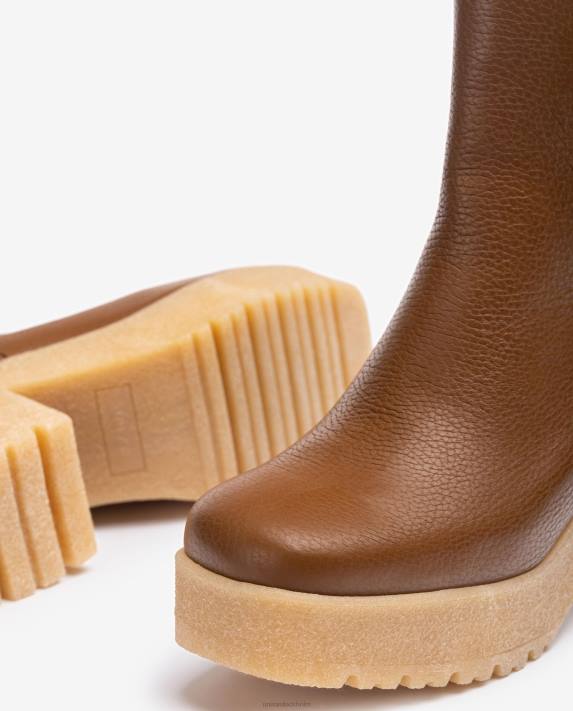 Unisa barn mode ankelboots i läder med invändig dragkedja 06DT950