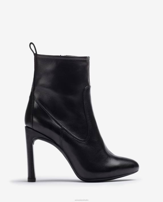 Unisa barn mode ankelboots i läder med klack och innerplattform 06DT1000