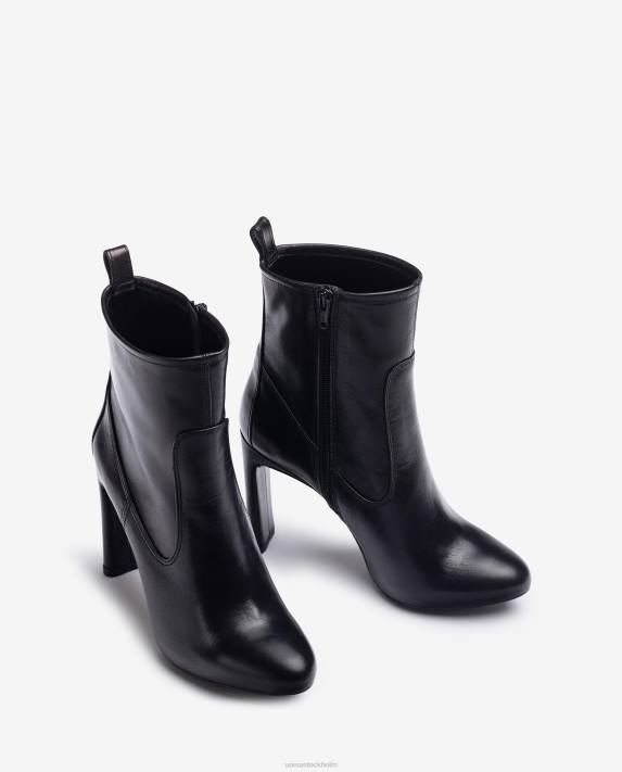 Unisa barn mode ankelboots i läder med klack och innerplattform 06DT1000