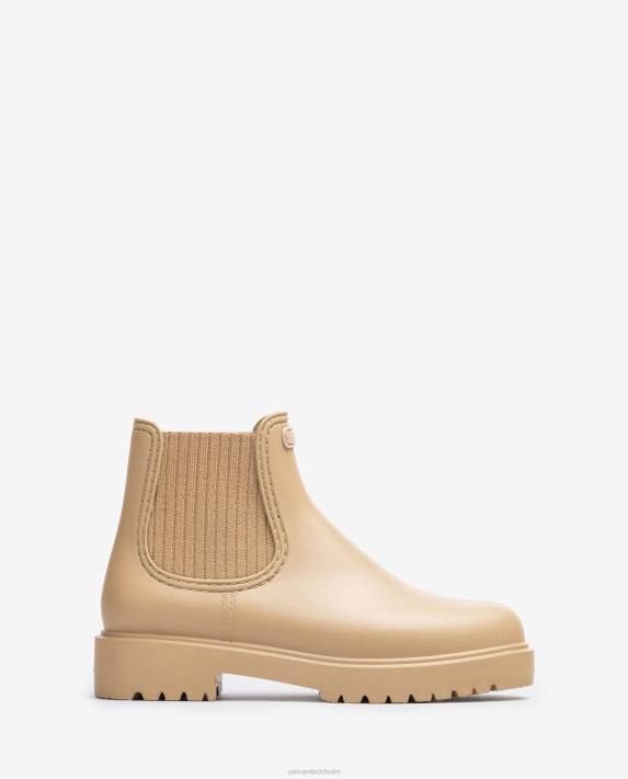 Unisa kvinnor beige gummistövel 06DT863