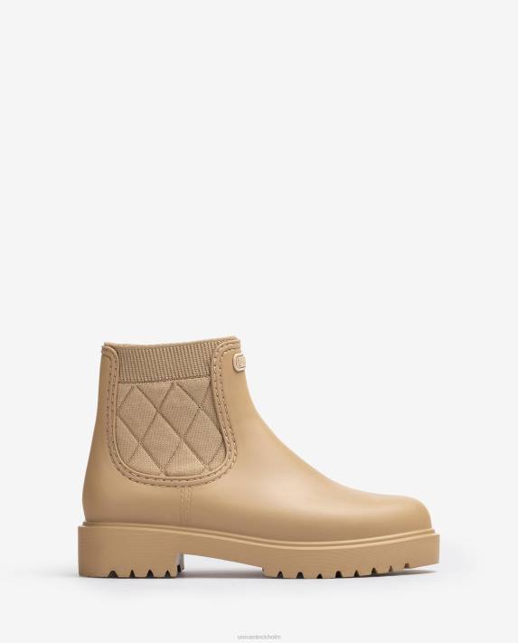 Unisa kvinnor beige gummistövel 06DT869