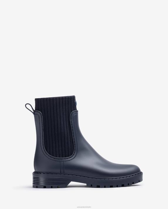 Unisa kvinnor blå supermjuka wellington stövlar 06DT856
