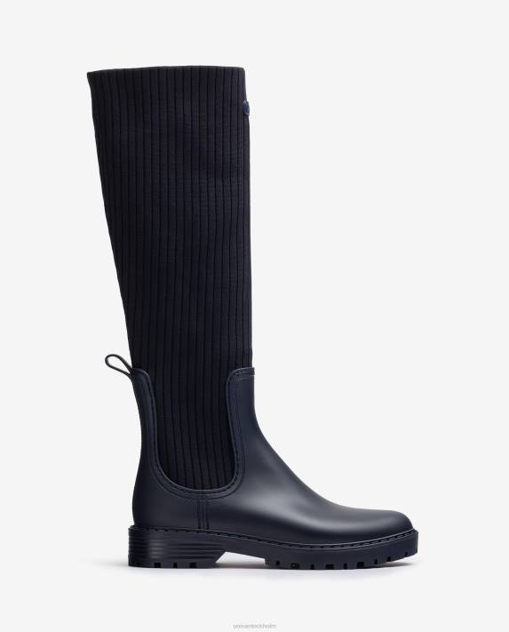 Unisa kvinnor blå supermjuka wellingtonstövlar 06DT1047