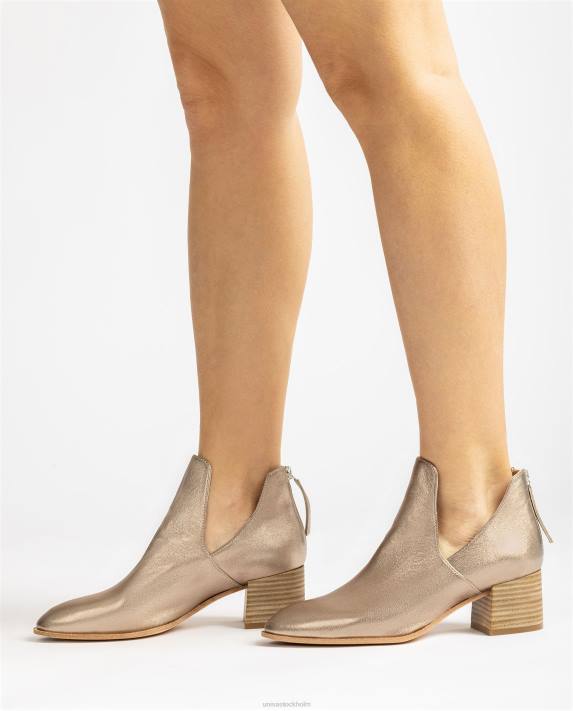 Unisa kvinnor brons ankelstövel i metallisk effekt 06DT852