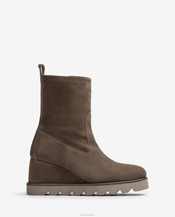 Unisa kvinnor brun ankelstövel med gummisula 06DT974