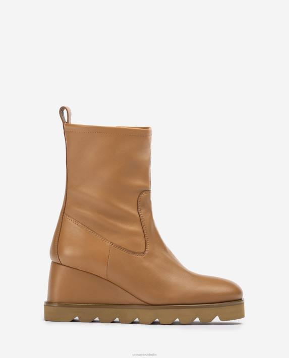 Unisa kvinnor brun ankelstövel med gummisula 06DT976