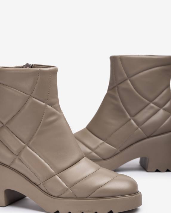 Unisa kvinnor brun superlätt quiltad stövel 06DT961