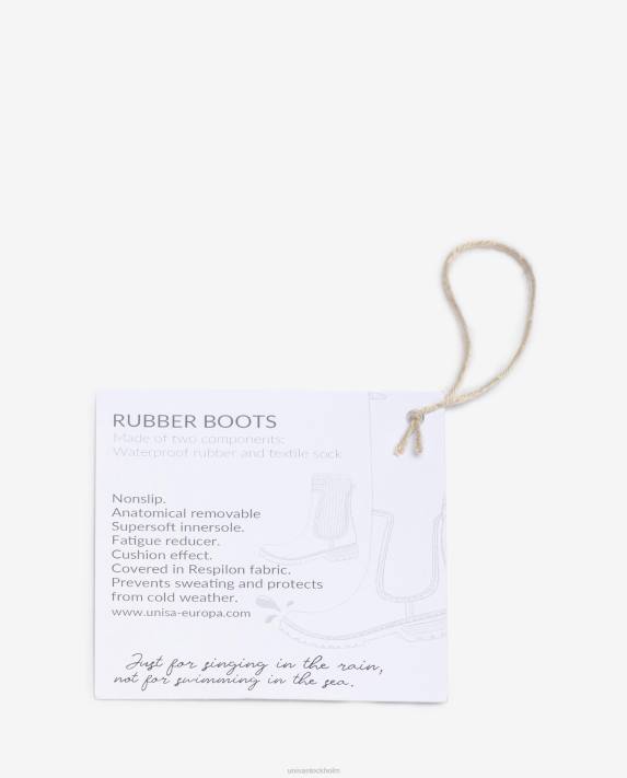 Unisa kvinnor grön supermjuka wellington stövlar 06DT859