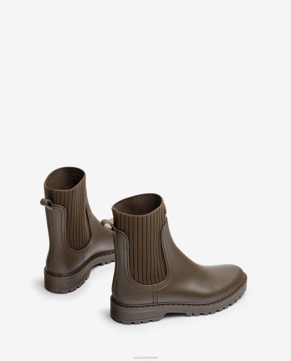 Unisa kvinnor grön supermjuka wellington stövlar 06DT861