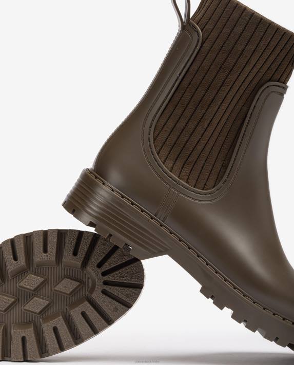 Unisa kvinnor grön supermjuka wellington stövlar 06DT861