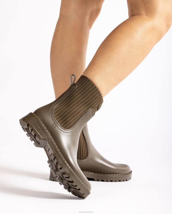 Unisa kvinnor grön supermjuka wellington stövlar 06DT861