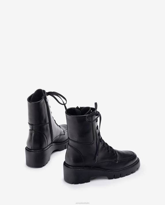 Unisa kvinnor graciös ankelkänga med spårsula och snören 06DT929