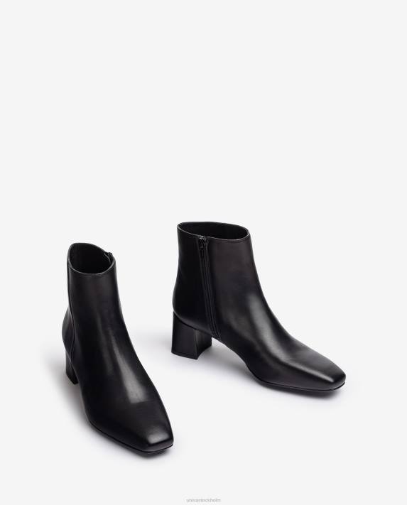 Unisa kvinnor graciös ankelstövel med fyrkantig tå med dragkedja 06DT1016