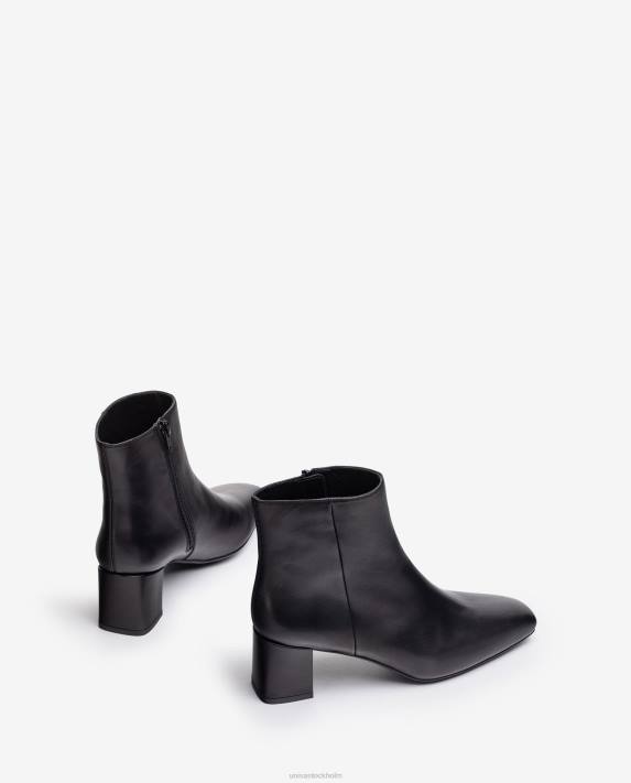 Unisa kvinnor graciös ankelstövel med fyrkantig tå med dragkedja 06DT1016