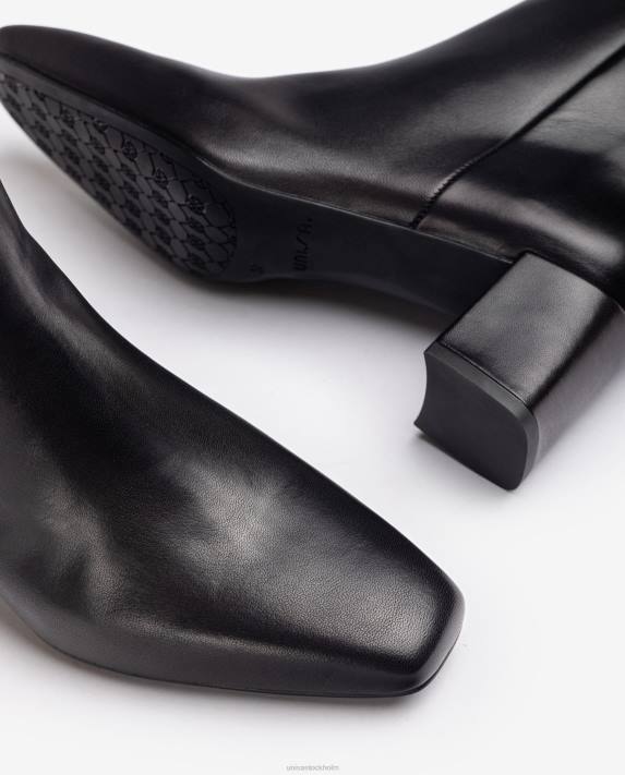 Unisa kvinnor graciös ankelstövel med fyrkantig tå med dragkedja 06DT1016