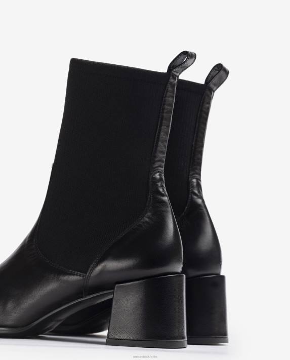 Unisa kvinnor graciös ankelstövel med fyrkantig tå med stretchtyg 06DT966