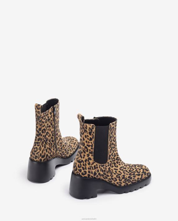 Unisa kvinnor graciös ankelstövel med sidokilar och dragkedja 06DT985