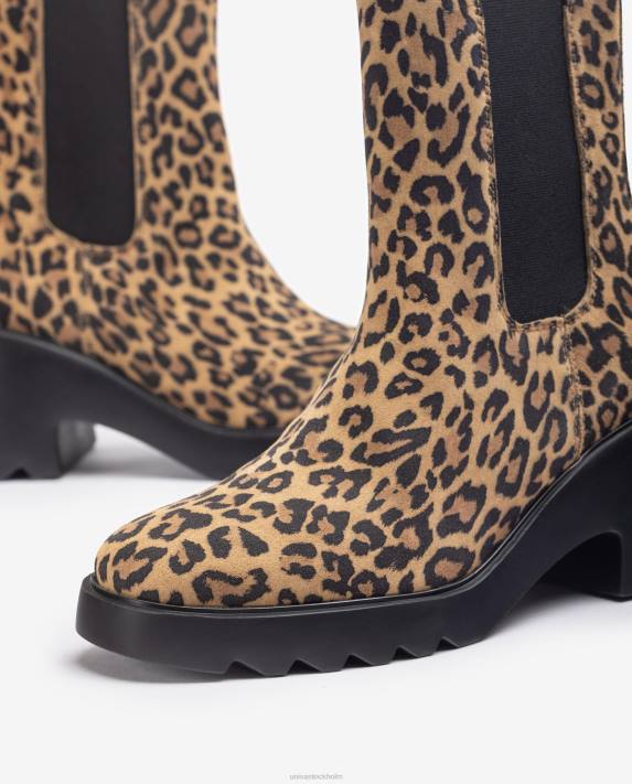 Unisa kvinnor graciös ankelstövel med sidokilar och dragkedja 06DT985