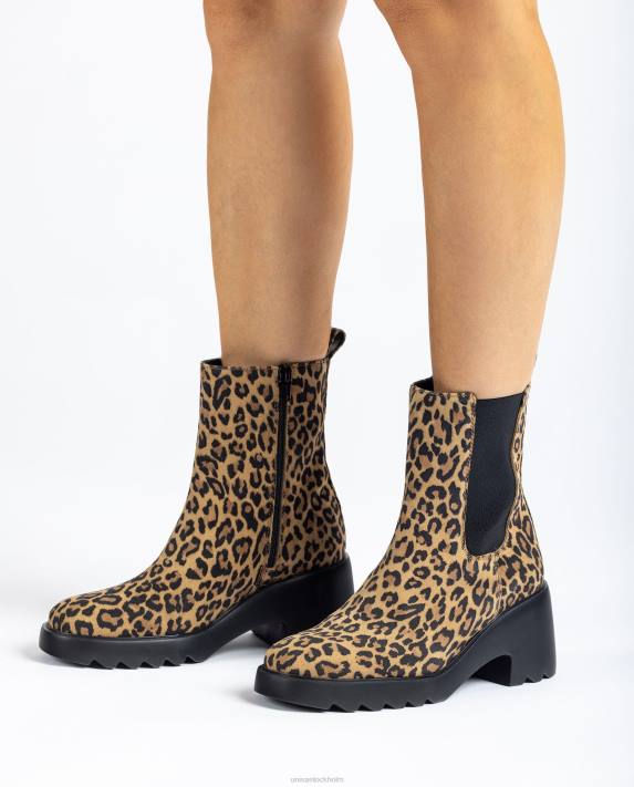 Unisa kvinnor graciös ankelstövel med sidokilar och dragkedja 06DT985