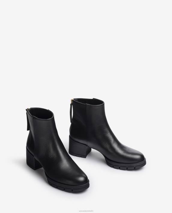 Unisa kvinnor graciös ankelstövlar i läder med dragkedja 06DT925
