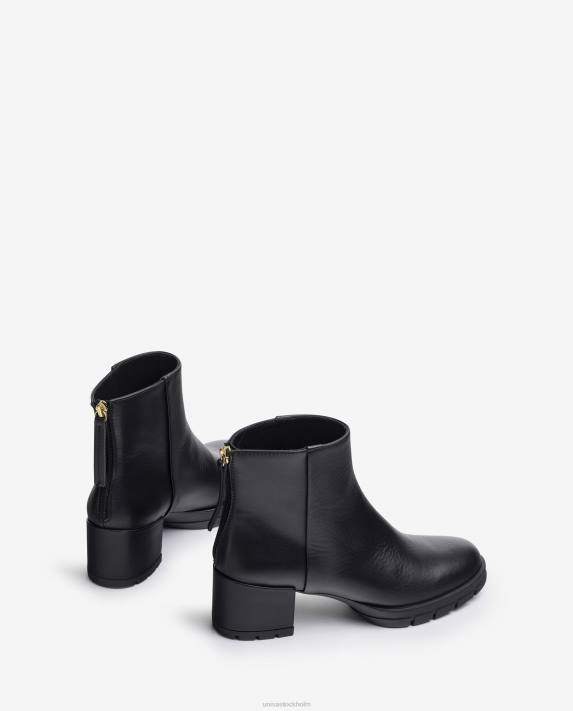 Unisa kvinnor graciös ankelstövlar i läder med dragkedja 06DT925