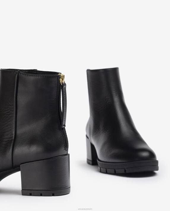 Unisa kvinnor graciös ankelstövlar i läder med dragkedja 06DT925