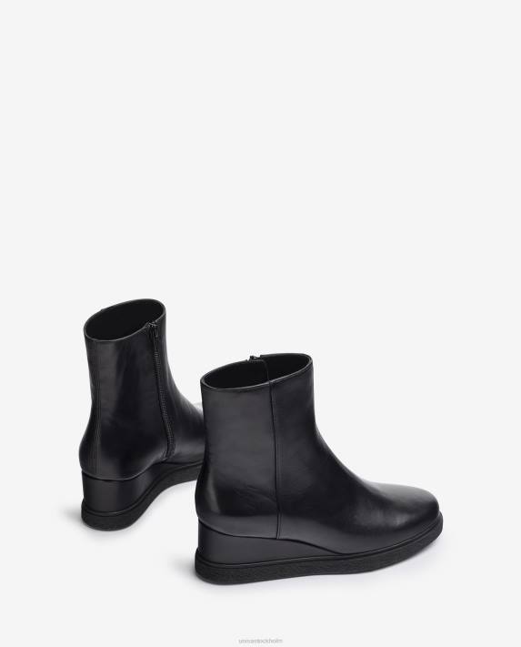 Unisa kvinnor graciös ankelstövlar i läder med dragkedja på insidan 06DT949