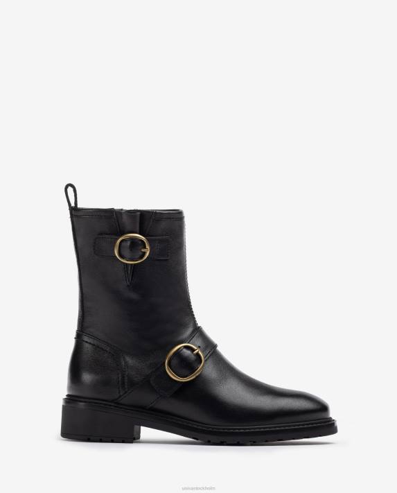 Unisa kvinnor graciös biker boots med spännen 06DT894