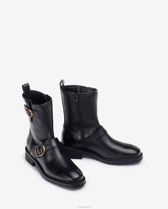 Unisa kvinnor graciös biker boots med spännen 06DT894