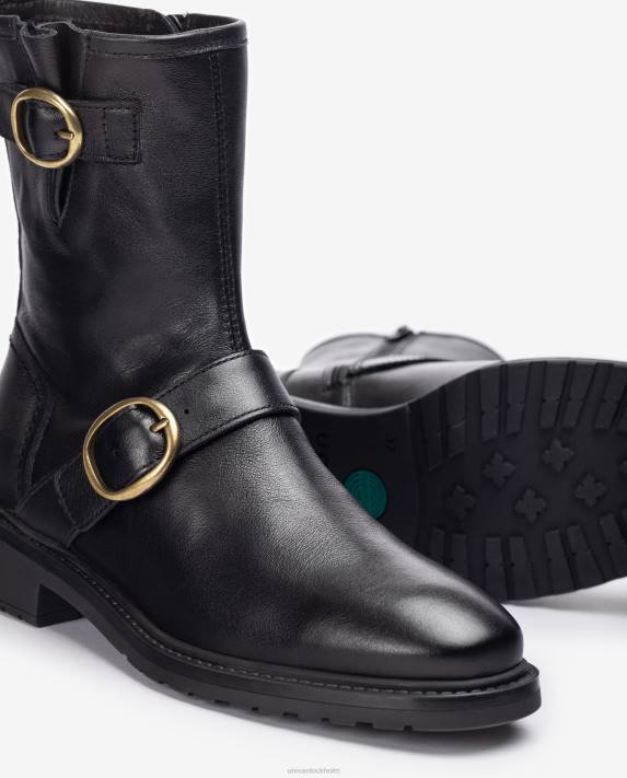 Unisa kvinnor graciös biker boots med spännen 06DT894