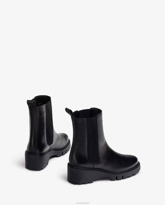 Unisa kvinnor graciös chelsea ankelboots i läder 06DT940