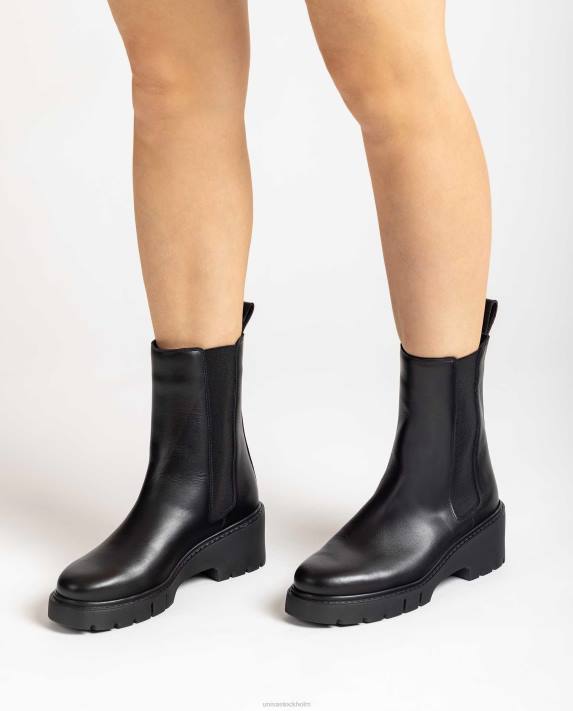 Unisa kvinnor graciös chelsea ankelboots i läder 06DT940