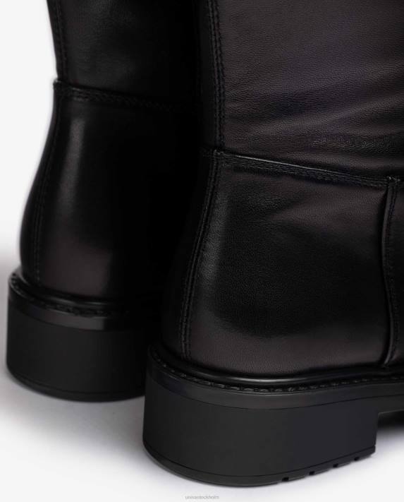 Unisa kvinnor graciös läderstövlar med låg klack 06DT1059