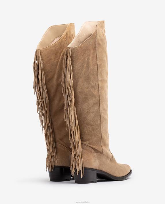 Unisa kvinnor graciös mockastövel med tofsar 06DT1037