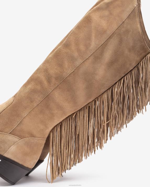 Unisa kvinnor graciös mockastövel med tofsar 06DT1037