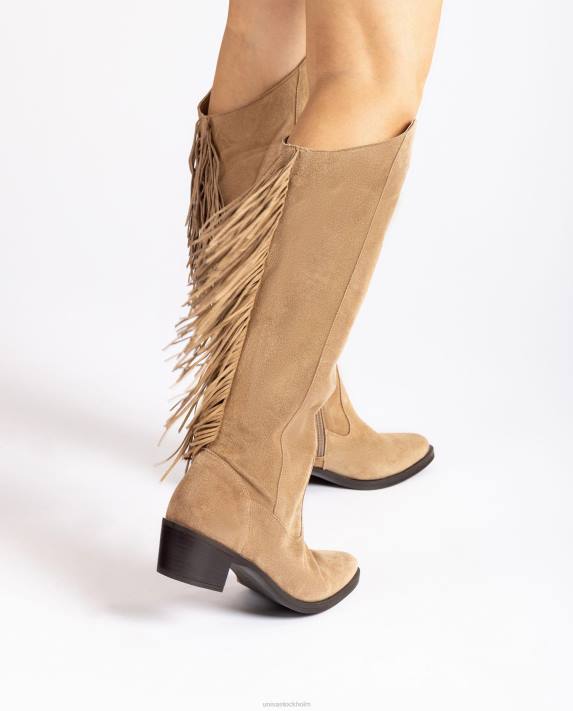 Unisa kvinnor graciös mockastövel med tofsar 06DT1037