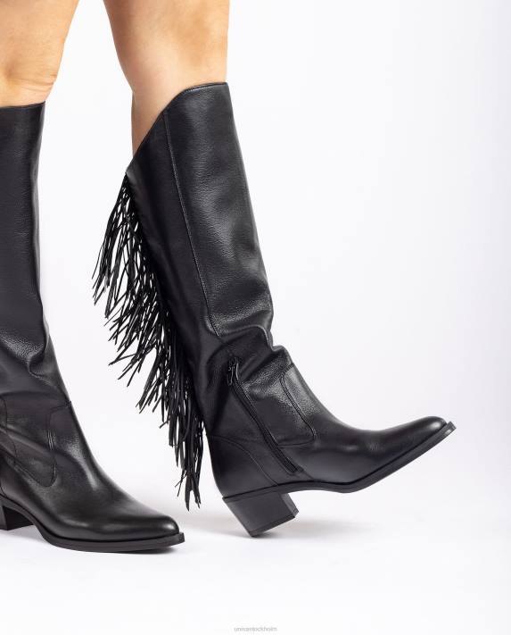 Unisa kvinnor graciös skinnstövel med tofsar 06DT1079