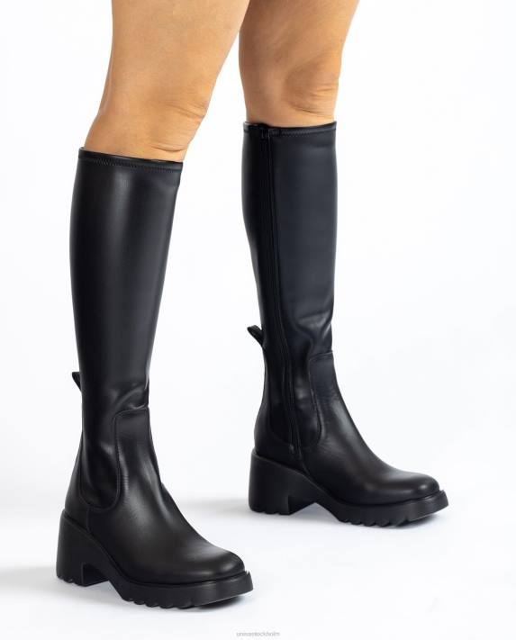 Unisa kvinnor graciös stövel med dragkedja på insidan och gummisula 06DT1036